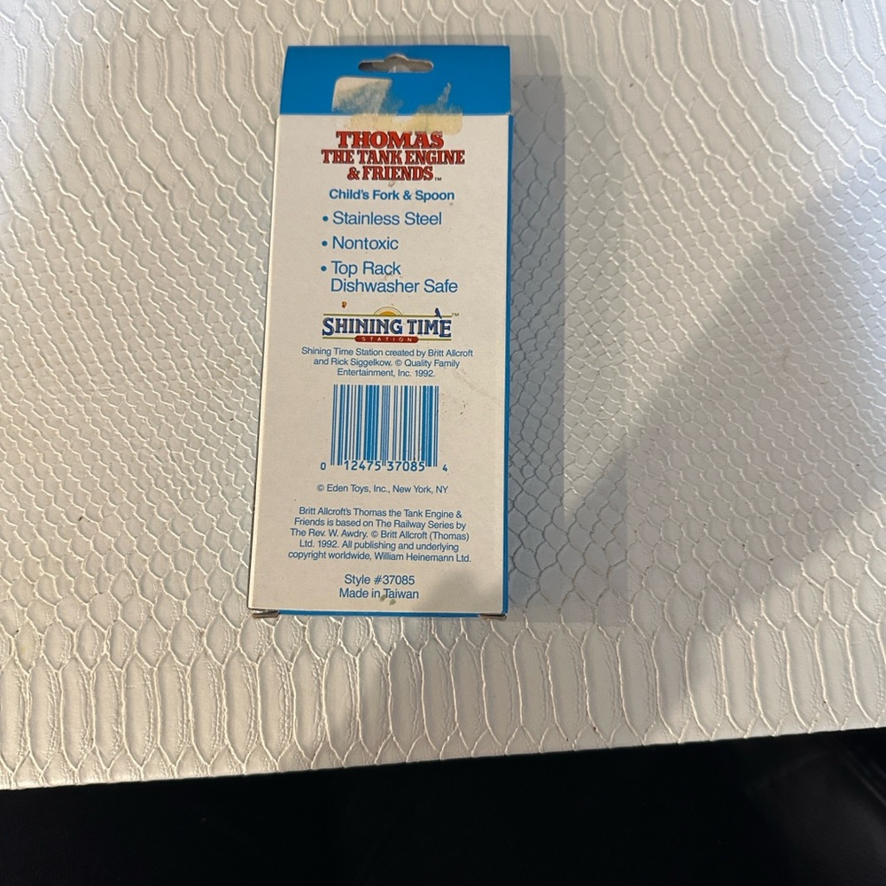 Thomas & Friends Blue and White Child's Fork & Spoon Set - Picture 2 of 3